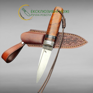 СКІНДУ авторський ніж ручної роботи Fomenko Knifes, сталь N690™ 60-61 HRC
